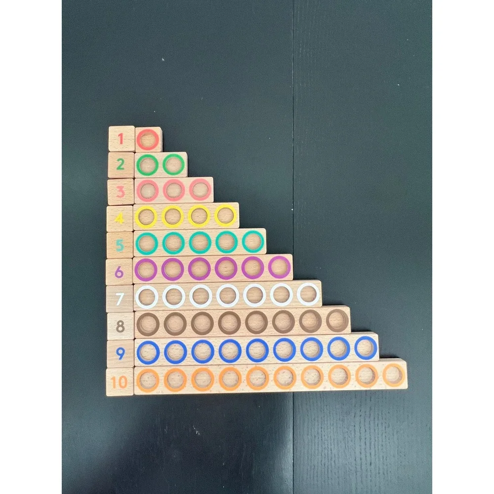 Lovevery Montessori Math Bars and Nature Counters Multicolor Problem Solver OS